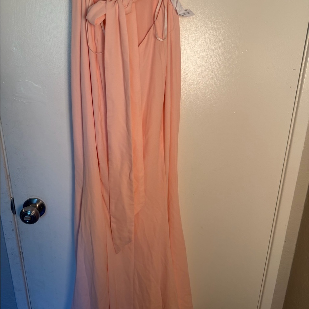 Fame and Partners Blush Pink Prom Dress - Picture 8 of 11
